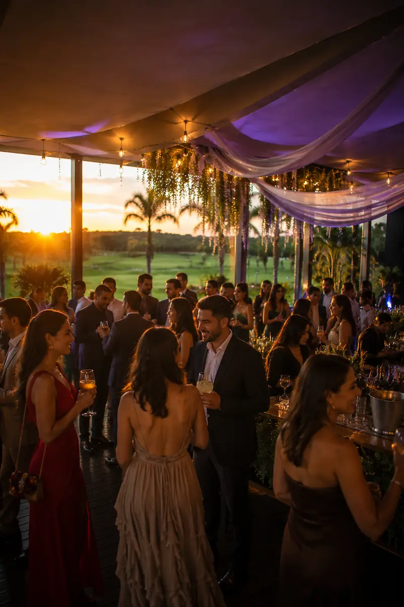 Celebração familiar em ambiente reservado do Golfe Olímpico Eventos